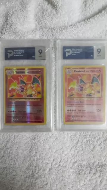 Charizard Xy Evolutions Holo 2016 Pokemon Card Tcg 11/108 Psa 9