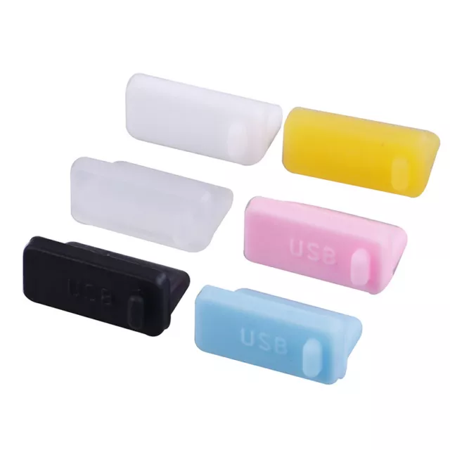 10pcs silicone  usb cap anti dust cover cap protector plug-yg