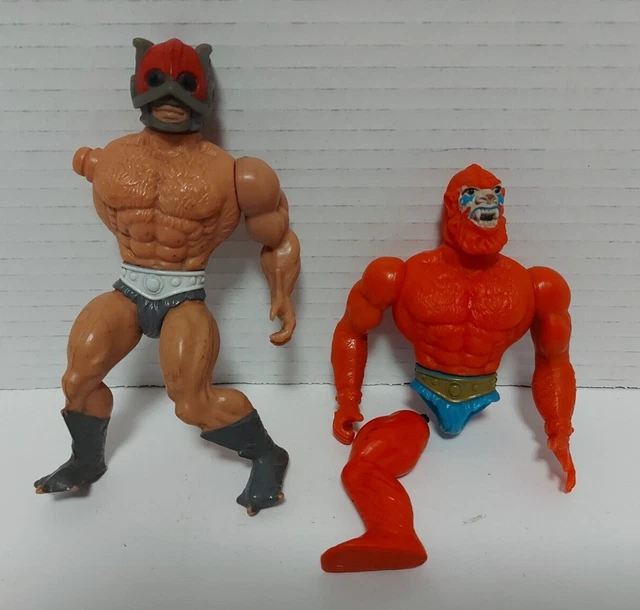 Vintage MOTU Figures for Parts or Repair Zodac Beast Man Masters Of The Universe