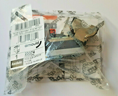 Arnould Arnould Bticino Axolute Poussoir 10A Axial 1 module Aluminium 23385 