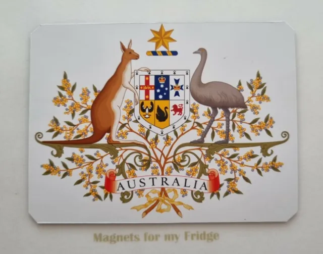 Australia Coat Of Arms Fridge Magnet - M713 Pdf