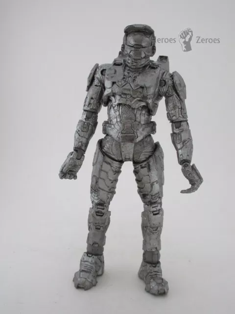 MCFARLANE TOYS HALO X 10th Silver MASTER CHIEF Action Figure with Frag ...