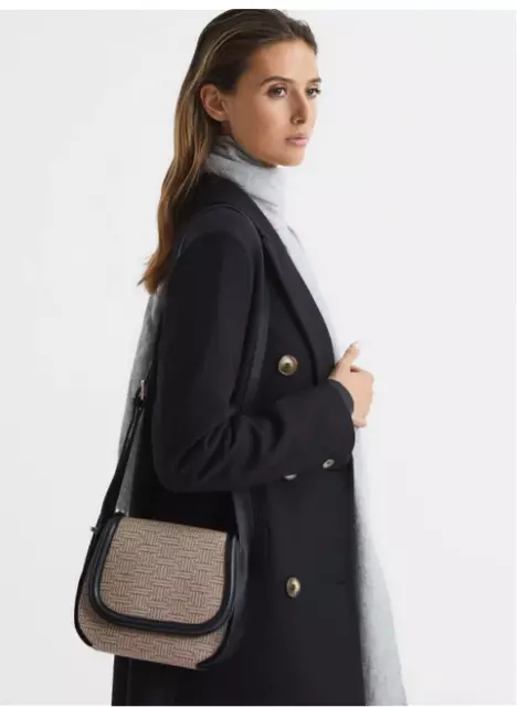 REISS Cleo Saddle Bag