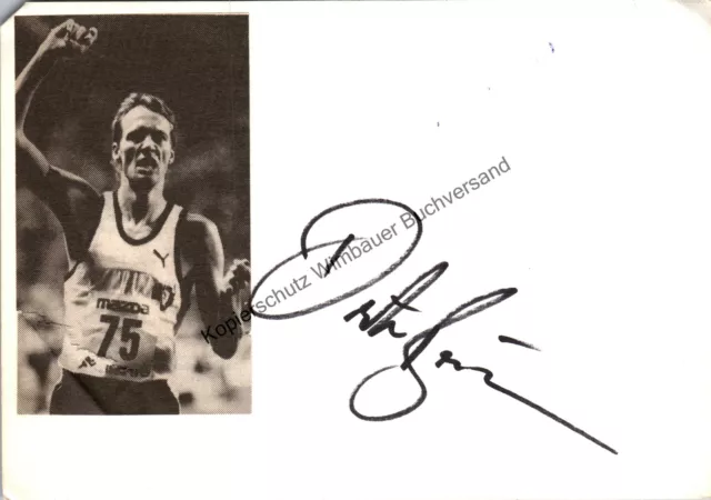 Original Autogramm Dieter Baumann /// Autograph signiert signed signee Ba 296109