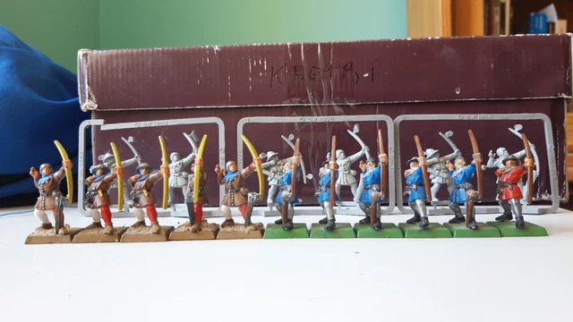 Warhammer FB - Bertrand Le Brigand & Archers De Bergerac - Bretonniens OOP - Occasion