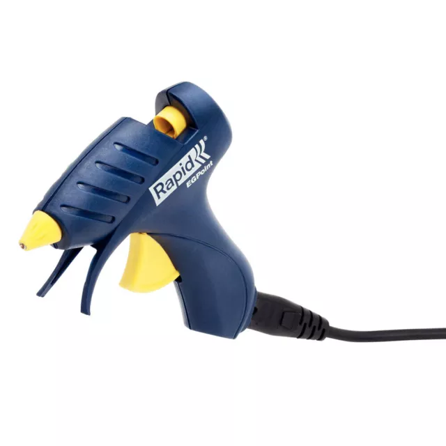 2PK Rapid Cordless Glue Gun EG Point Heating Hot Melt Craft Tool Repair Blue 2