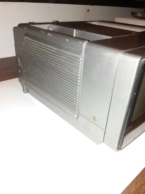 Vintage GE 5XP-5222X 5" B/W Portable Analog TV With AM FM Radio dual Power 3