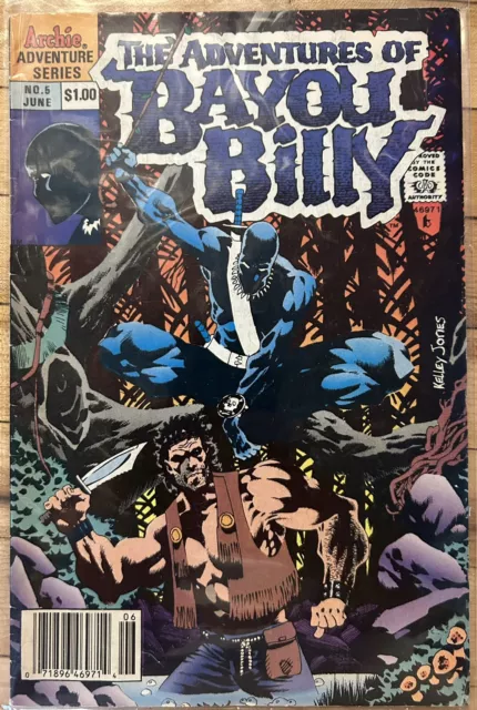 Archie Comics:  Konami’s Adventures of Bayou Billy #5 In Series Run of 5 VF/NM