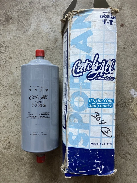 NOS Sporlan C-304-S Refrigerant Liquid Filter Drier 1/2" ODF Liquid Line