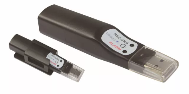 TFA 31.1055 LOG 32 T Temperatur Datenlogger Thermometer Messstation USB Alarm