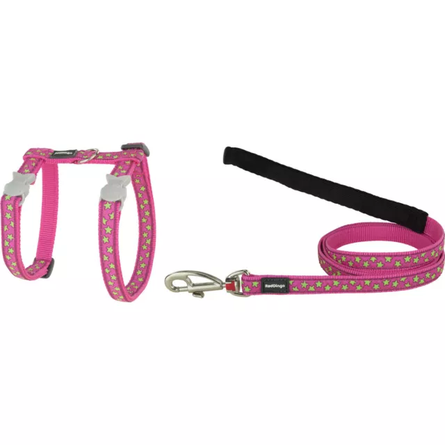 Imbracatura per Cani Red Dingo On Hot 21-35 cm Rosa
