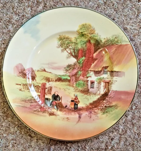 Vintage Royal Doulton Rustic England Series Ware Plate D5694