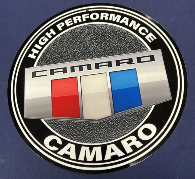Camaro High Performance 12" Metal Tin Aluminum Sign