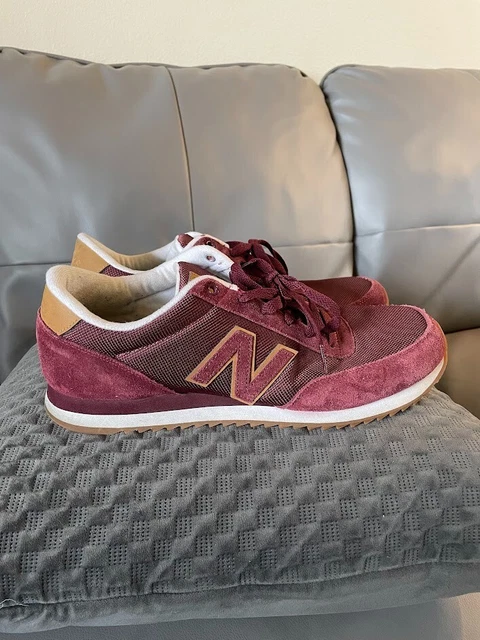 New balance top 501 mens burgundy