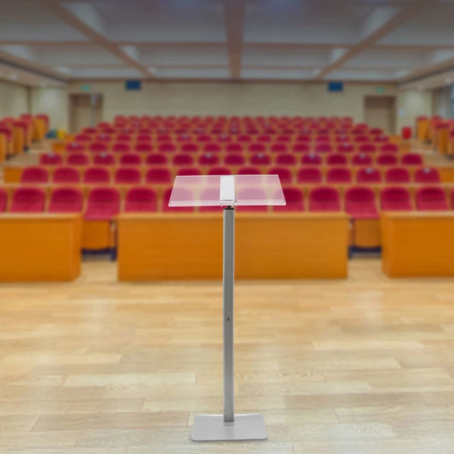 Portable Standing Podium Laptop Desk Presentation Lectern Stand Speech Pulpit