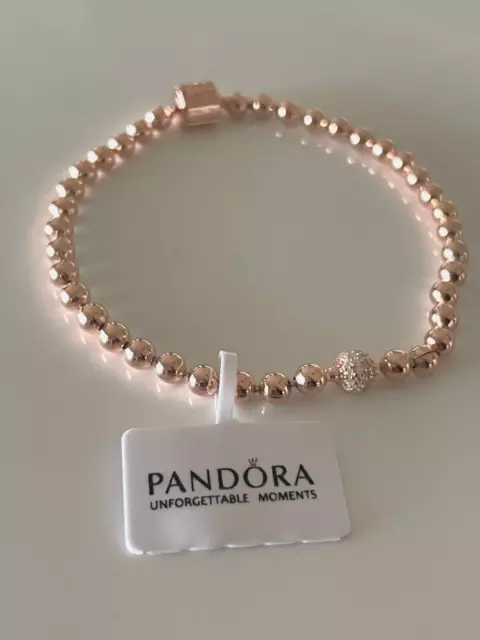 Pandora 14ct Gold/Silver 18cm Bracelet With Box & Bag, Hm 535 ALE RRP  £300.00 | eBay