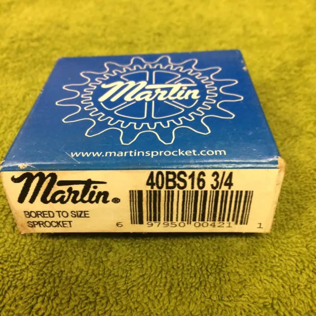 Martin 40Bs16 3/4 Bored To Size Sprocket