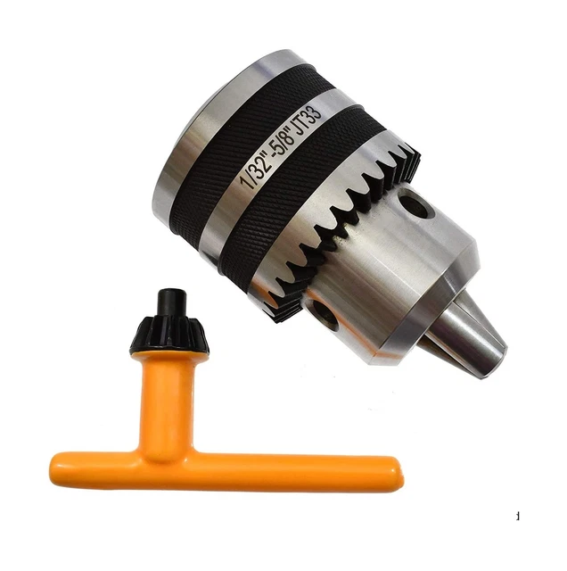 5/8" Replacement Drill Chuck For Drill Press Jt33 Jt 33 Jacobs Taper