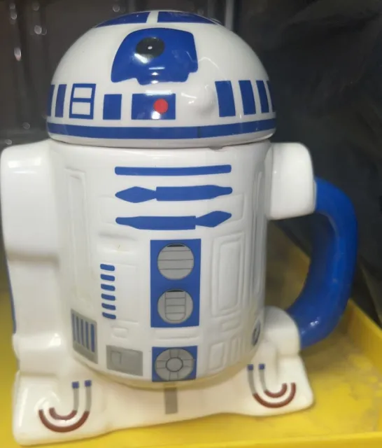 Disney Star Wars 3D Ceramic Mug R2D2 Robot Collectible used