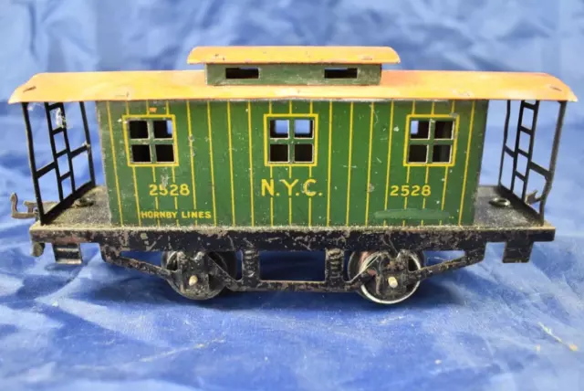 Hornby Series Caboose Gauge O Rs 687 Voiture Voyageur N.y.c. 2528 Meccano