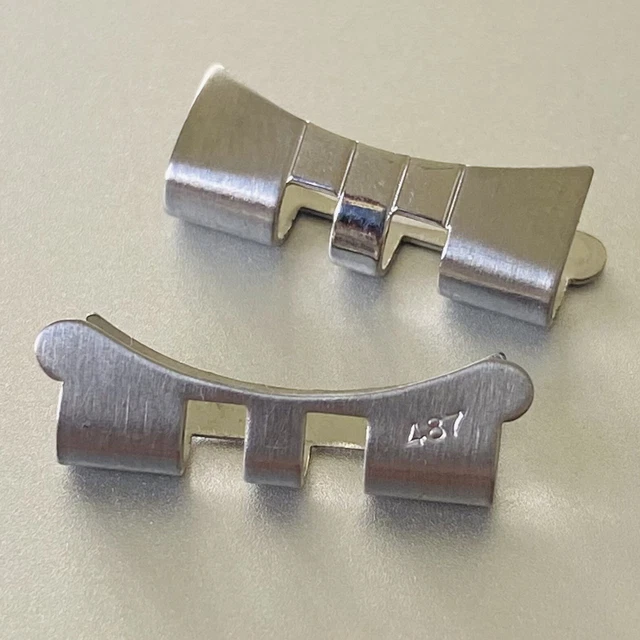 1 Maillon De Bracelet Jubilee En Acier Poli Et Satiné - Largeur 15,5 Mm - Compatible Rolex - Neuf Sans Étiquette