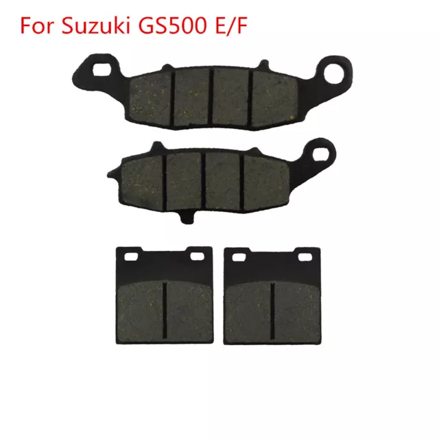 Front Rear Brake PadsFor Suzuki GS500 ET/EV/EW/EX/EY/K1-K3/FK4-FK9/FL0 1989-2010