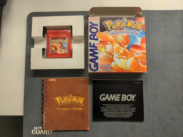 Pokémon Version Rouge Sur Game Boy Color – Jeu D’occasion Complet (boîte, Notice) – Super état Pour Collectionneurs