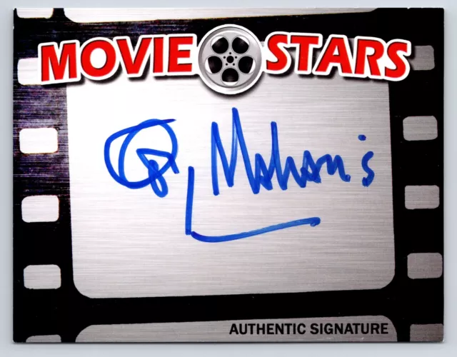 George Maharis Authentic Autographed Signed Movie Stars 4x6 Signature Card