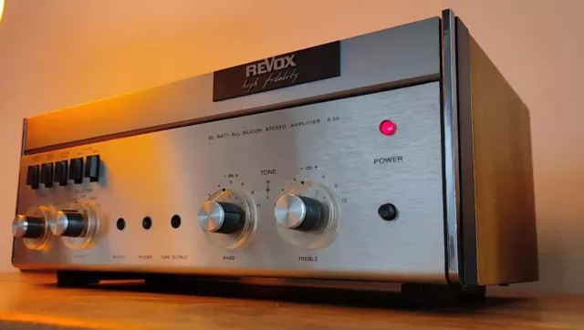 Ampli Hi-Fi REVOX A50 Révisé - Vintage - Phono Stage - Studer