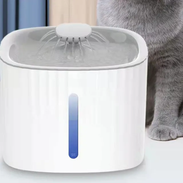 3L Cat Water Fountain for Pet Dog LED Drinking Water Bowl Automatic Dispenser