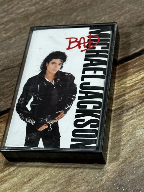Bad by Michael Jackson - Vintage 1987 Cassette Tape Album, Smooth Criminal &more