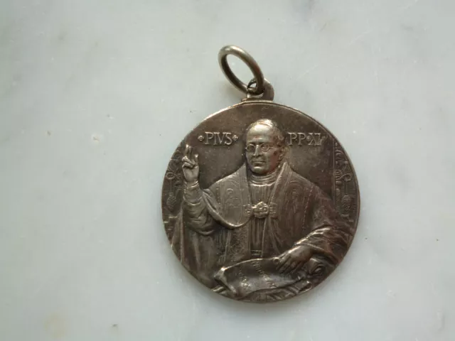 Pilger Medaille Anhänger Jubeljahr Papst Pius XI Anno Jubilaei Romae MCMXXV