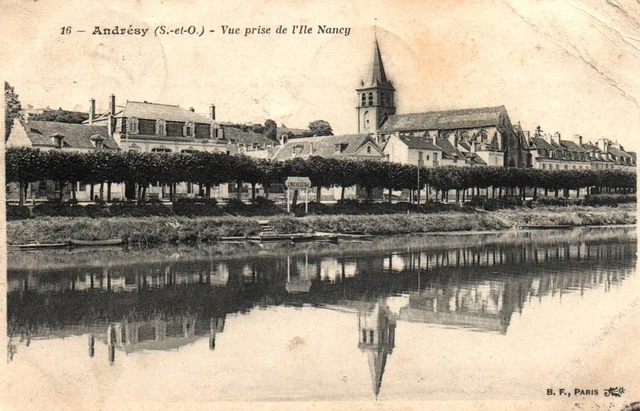 CPA 78 - ANDRESY (Yvelines) - 16. View taken of the island of Nancy
