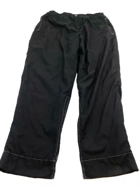 Sun Mountain Noir Hommes Microfibre Polyester Piste Ou Pantalons de Ski Taille L