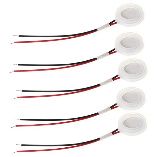 5 Pcs 16mm 1.7MHz Ultrasonic Mist Maker Transducer Humidifier Parts Spray HV4