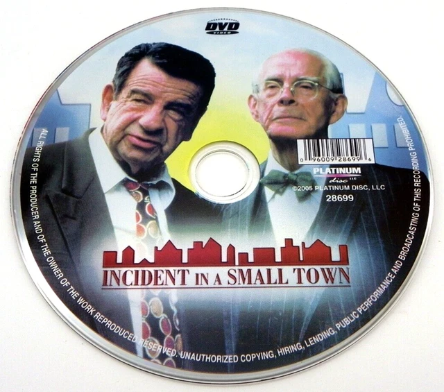 INCIDENT IN A Small Town (DVD, 2005, Walter Matthau) Disc Only 4.77 PicClick INCIDENT IN A Small Town (DVD, 2005, Walter Matthau) Disc Only 4.77 PicClick