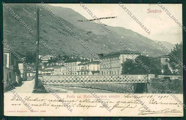 Sondrio città cartolina QQ7380