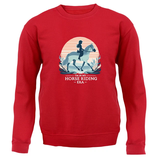 T-shirt Enfant "Keep Calm And Trot On" Rouge - Équitation - Taille 12 Ans - Coton - Occasion Très Bon État
