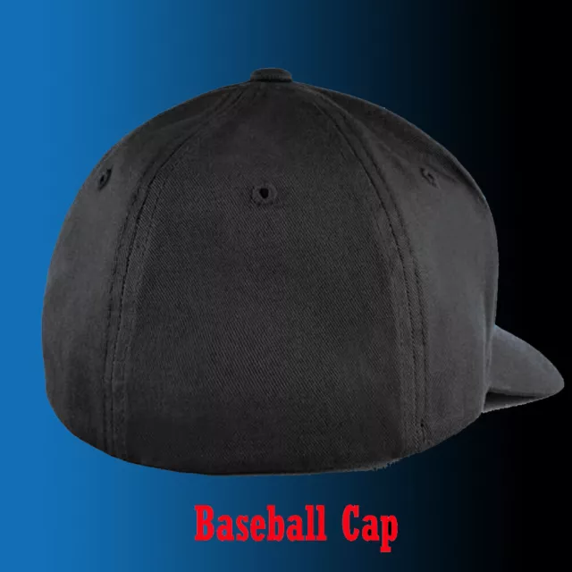 Oldsmobile Logo Classic Emblem Black Hat Twill Cap Baseball Cap Size S/M & L/XL 2