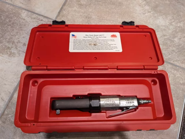 MAC Tools AR777 3/8 Drive Heavy Duty Air Ratchet Vintage Pneumatic Socket Wrench