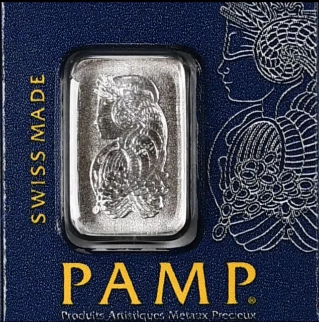 1 Gram Platinum Bar PAMP SWISS Original Cards Mint Condition Sealed