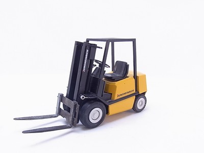 94517Conrad 2998 CARRELLO ELEVATORE JUNGHEINRICH NERO/GIALLO modello 1:25 USATO 