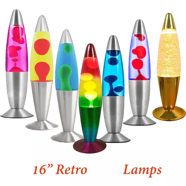 Retro Lamp 16” Peaceful Motion Wax Liquid Relaxation Light Xmas Gift