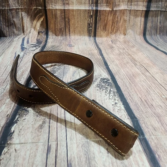Nocona Western Belt Sz 24 Brown Leather Unisex Belt Only Customize W/Your Buckle