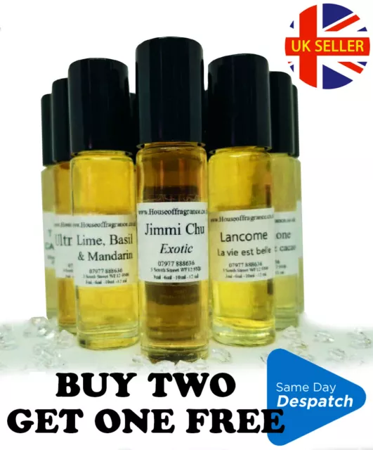 10ml PERFUME Oil DESIGNER INSPIRED QUALITY LASTING Attar Roll On