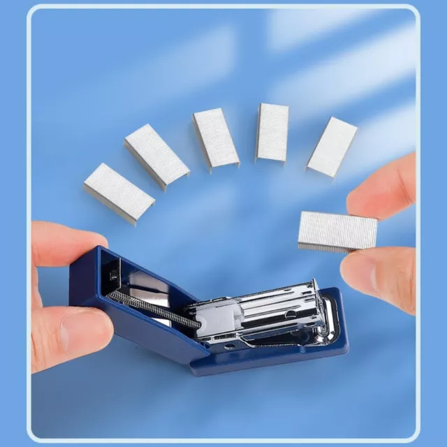 2Pcs Cute Mini Stapler Set ABS Stationery New Small Paper Stapler