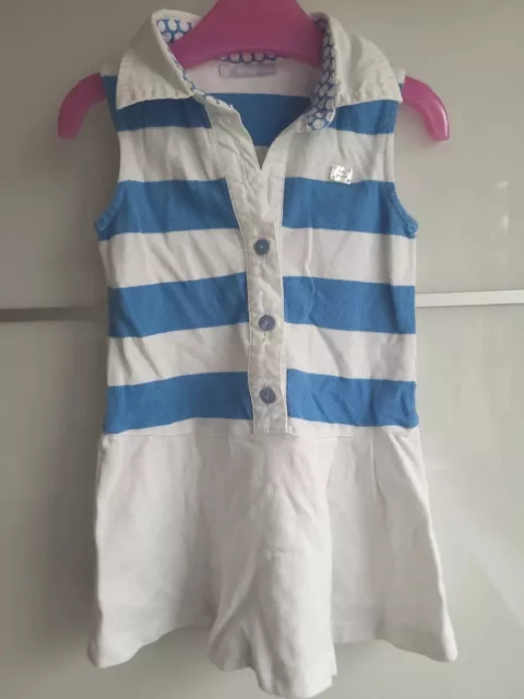 Baby Girl Tutto Piccolo Dress 12-18 Months. One Button Missing