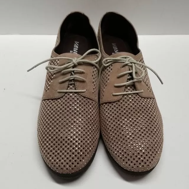 {Vaneli Sport} Aleria Perforated Studded Oxford Shoes 2