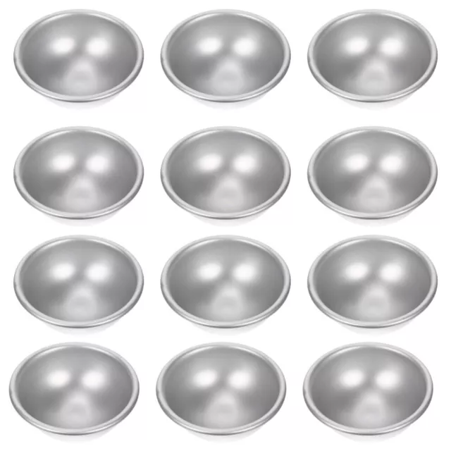 12 piezas moldes de osito de goma de silicona sal de baño moho aleación de aluminio