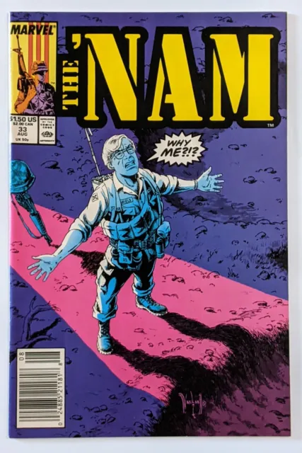 THE 'NAM 33 Marvel Comic 1989 Copper Age Nam